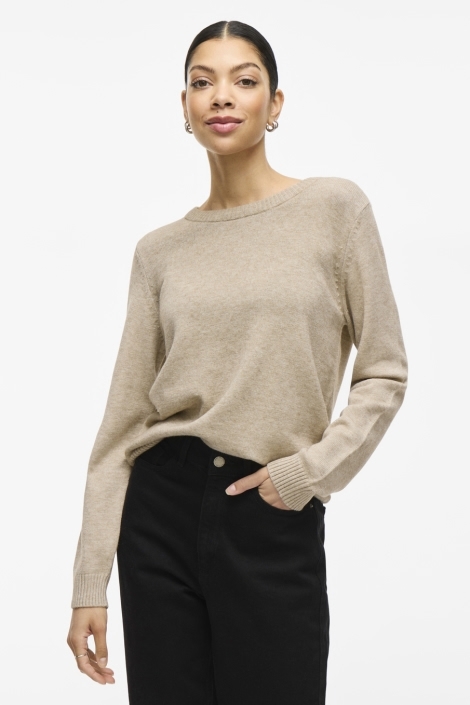 Vila beige dames trui | 