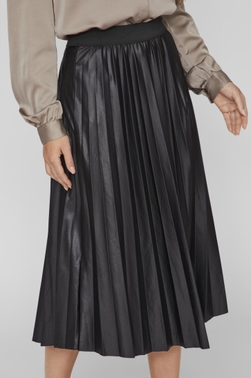 Vila Rok VINITBAN SKIRT/SU NOOS 14063241 BLACK