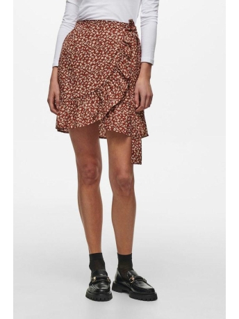 Only Rok ONLOLIVIA WRAP SKIRT WVN NOOS 15219146 HENNA/TWO TONE F