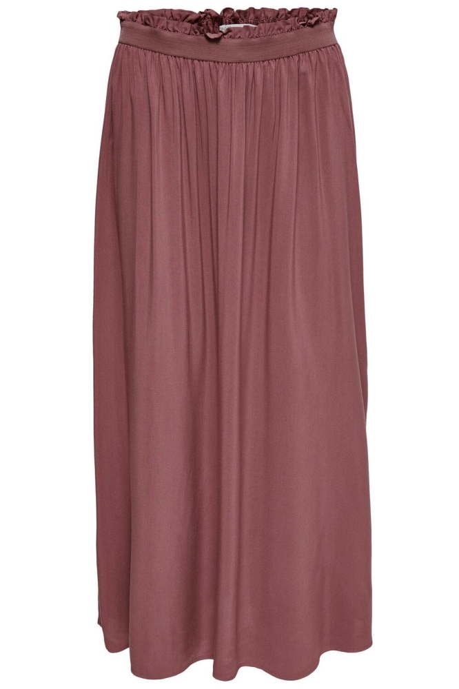 ONLVENEDIG LIFE LONG SKIRT WVN NOOS 15164606 ROSE BROWN