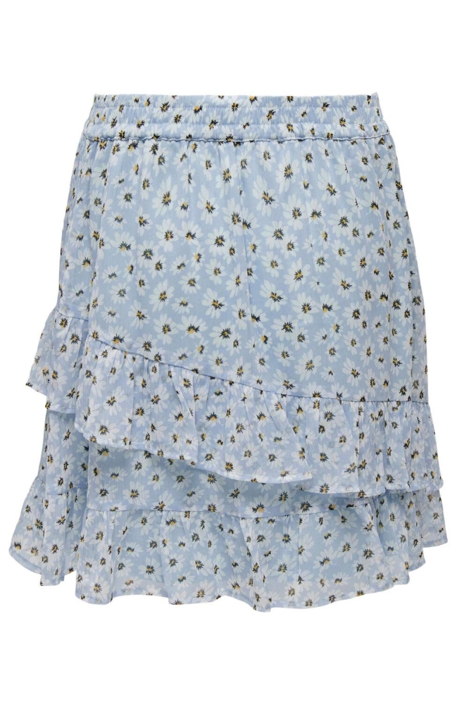 JDYMOON FRILL SHORT SKIRT WVN 15272429 EVENTIDE/MARGUERITE