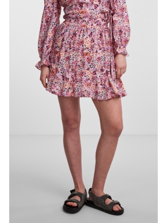 Pieces Rok PCBRUNA HW SKIRT 17135110 Violet/Flower