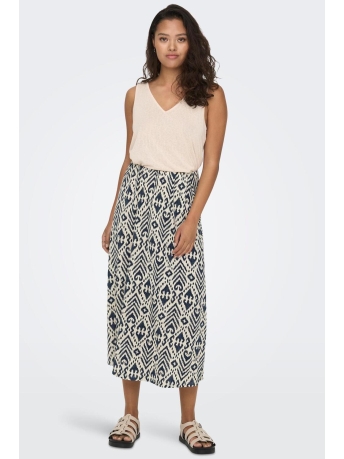 Jacqueline de Yong Rok JDYDORA DODO MIDI SKIRT JRS 15289335 Sandshell/SKY Captai