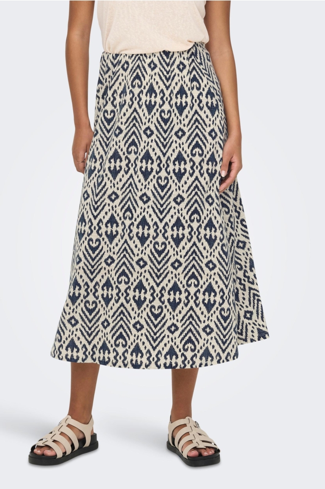 JDYDORA DODO MIDI SKIRT JRS 15289335 Sandshell/SKY Captai