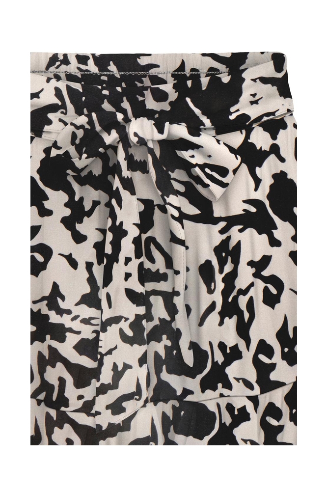 JDYSTARR LIFE TIE MW SKIRT WVN 15290661 Tapioca/BLACK ABST