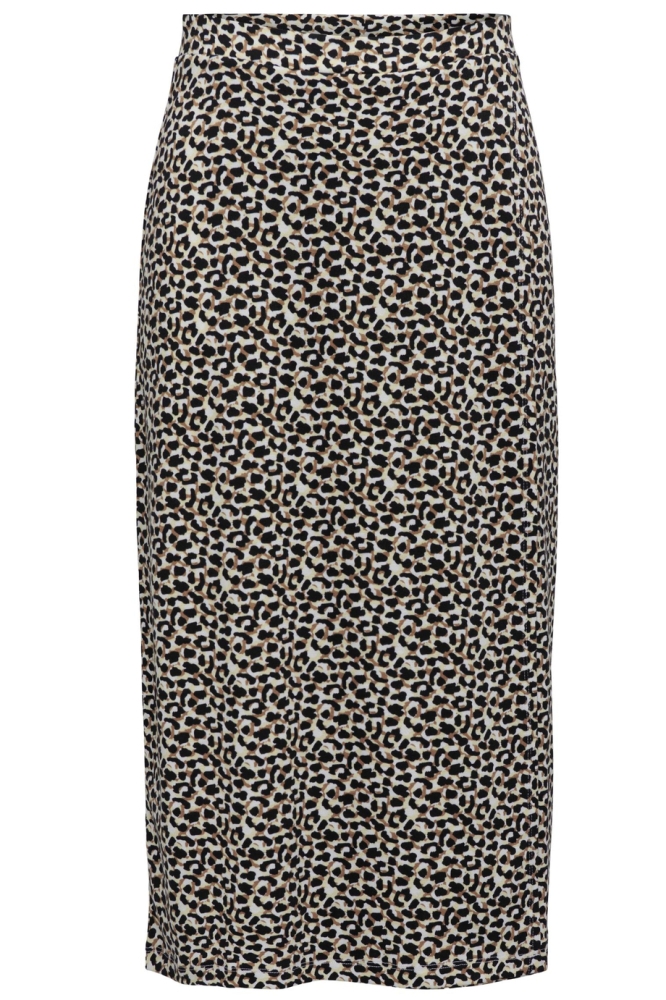 JDYKAMILLA MIDI WRAP SKIRT JRS 15291415 Toasted Coconut/MULTILEO