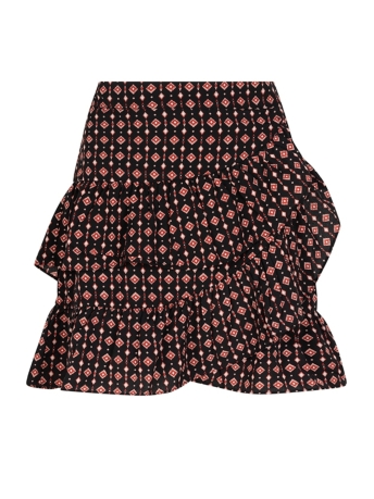 Lofty Manner Rok SKIRT CAYLEE 622 ikat black