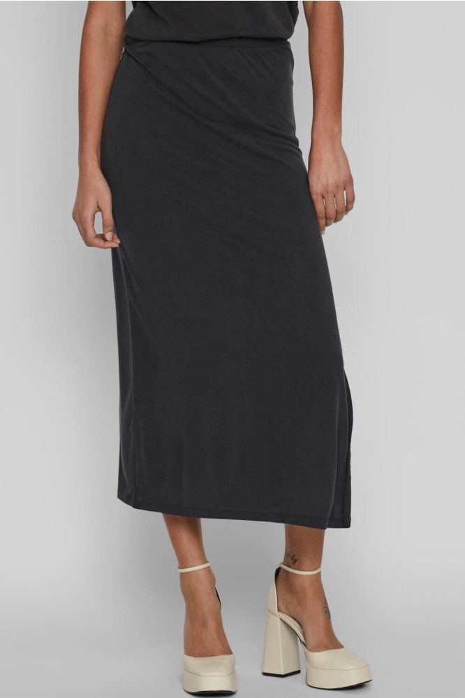 VIMODALA HW MAXI SKIRT/SU - NOOS 14074855 BLACK