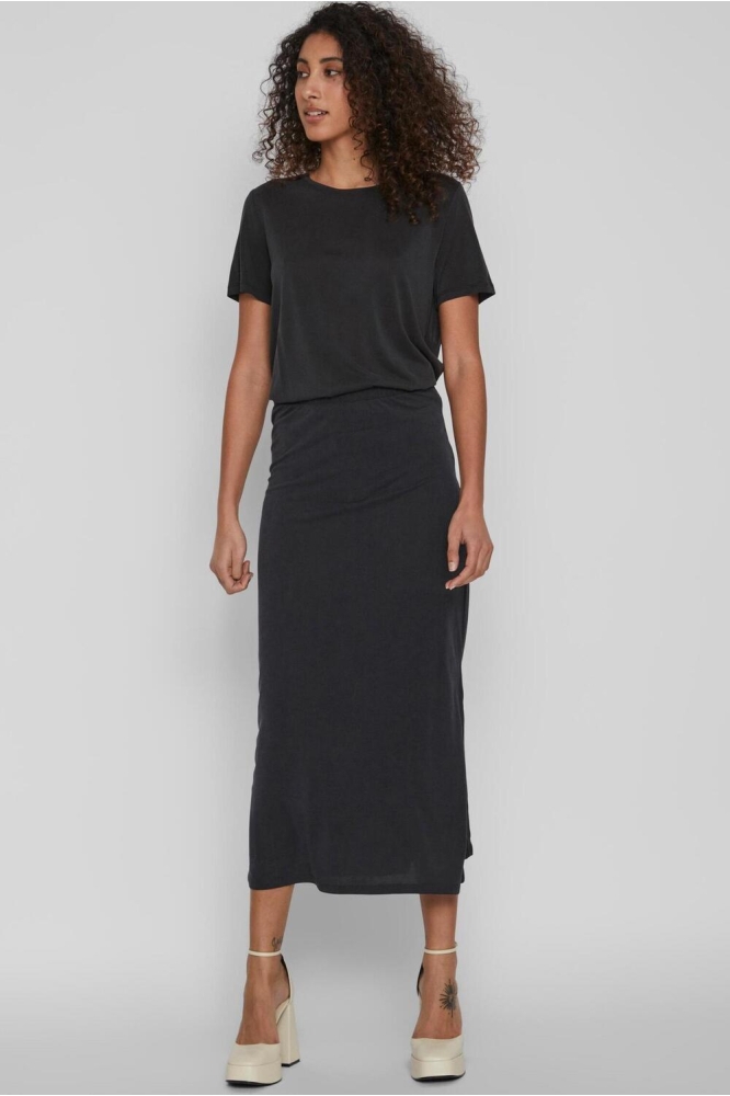VIMODALA HW MAXI SKIRT/SU - NOOS 14074855 BLACK
