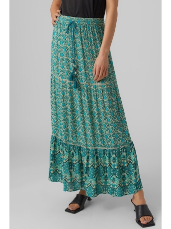 Vero Moda Rok VMBANI H/W MAXI SKIRT EXP 10292101 Boulder/GREEN BANI