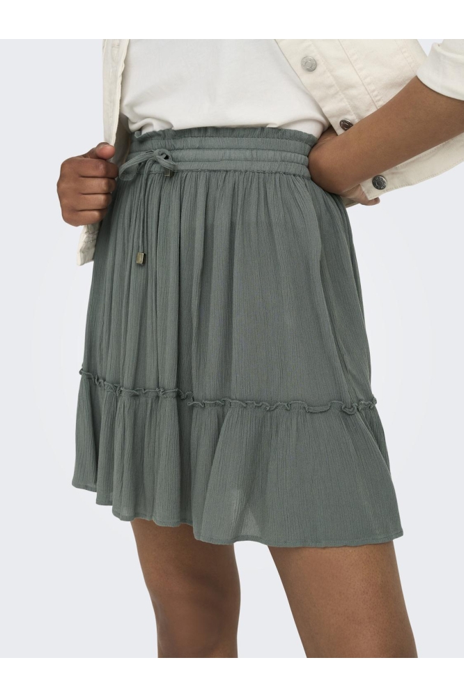 ONLIBIZA LIFE SHORT SKIRT WVN NOOS 15219931 Balsam Green