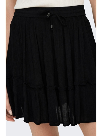 Only Rok ONLIBIZA LIFE  SHORT SKIRT WVN NOOS 15219931 Black