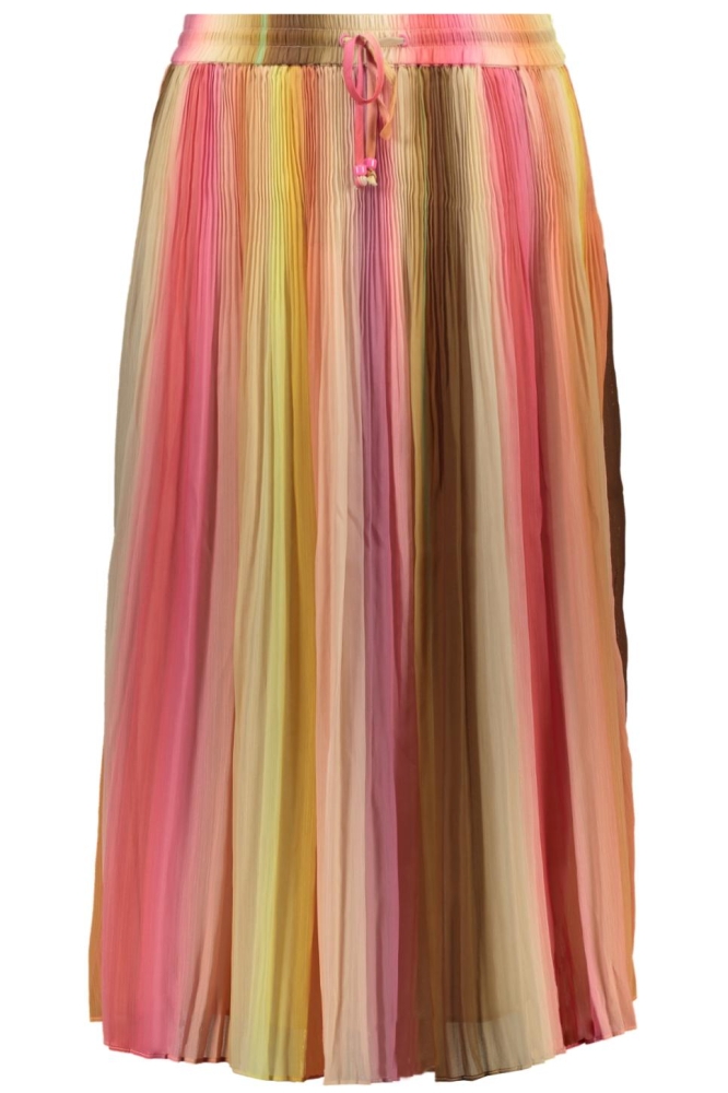 PLEATED CHIFFON MIDI SKIRT 172806 6143