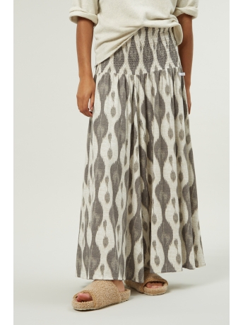 10 Days Rok SMOCK SKIRT IKAT 20 106 3202 1002 Ecru