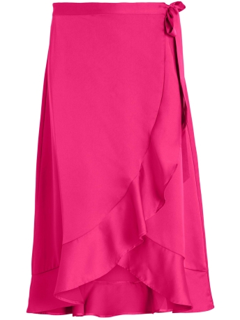 Vila Rok VIELLETTE WRAP HW SKIRT/SU - NOOS 14082754 Pink Yarrow