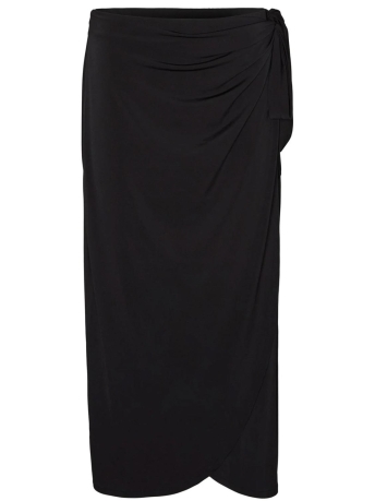 Vero Moda Rok VMFRANCES HW CALF SKIRT VMA 10290562 BLACK