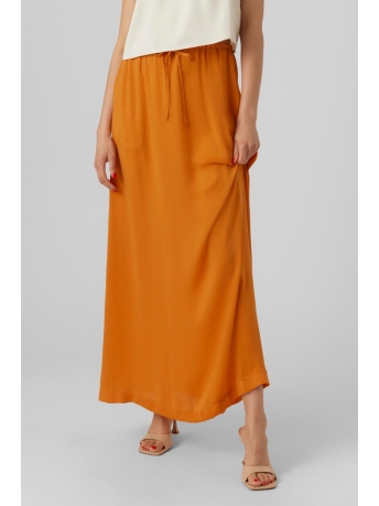 Vero Moda Rok VMFABIANA HW LONG SKIRT VMA 10290484 MARMALADE