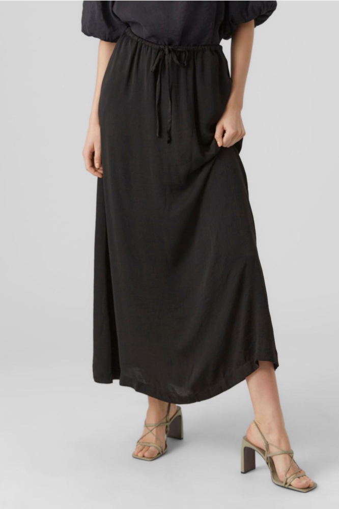 VMFABIANA HW LONG SKIRT VMA 10290484 BLACK