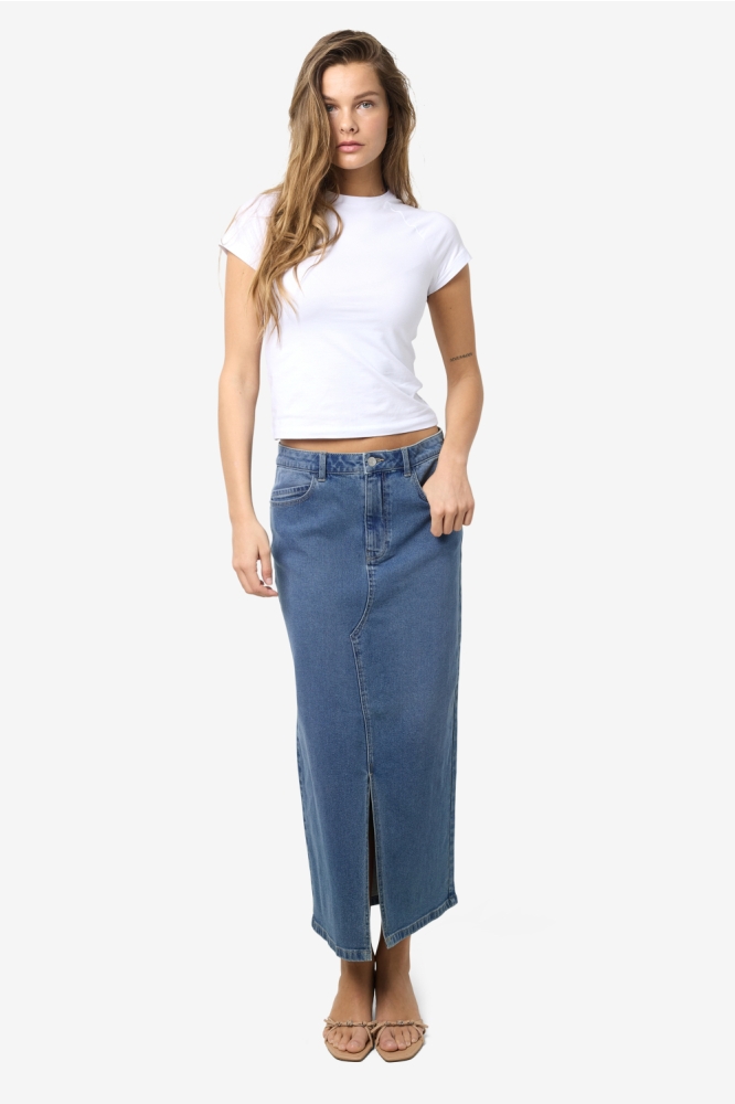 Noisy may blauwe dames rok | Model