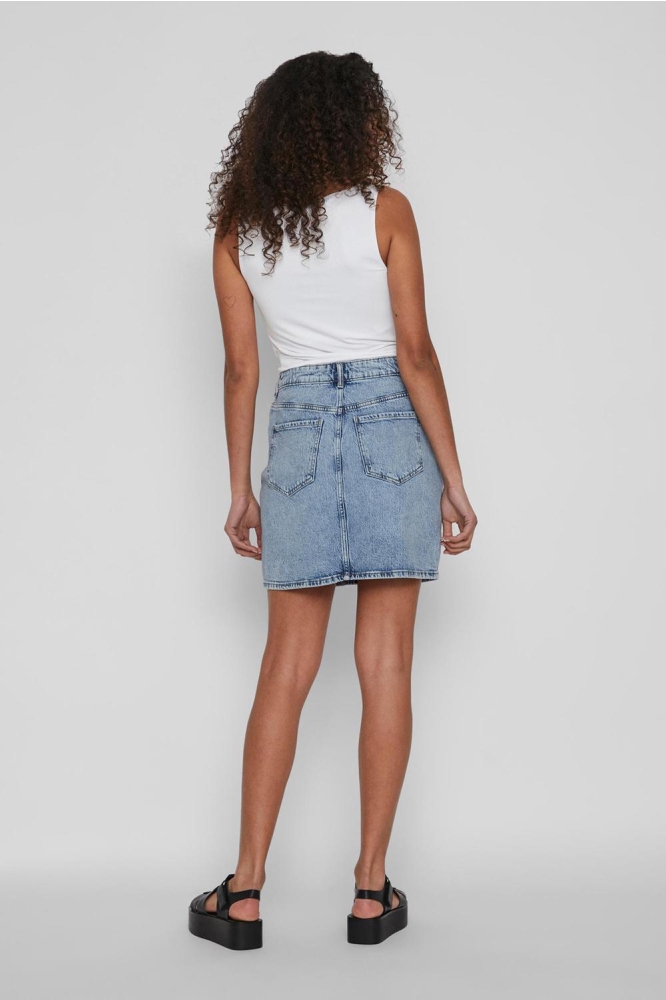 VIKAJA JAF LBD DENIM SKIRT- NOOS 14084735 Light Blue Denim