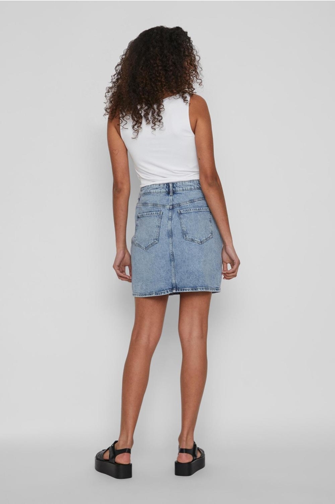 Vila blauwe dames rok | Model