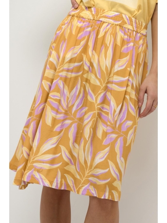 Kaffe Rok KASAFIR SKIRT 10507484 104218 YELLOW/LUPINE FLOWER