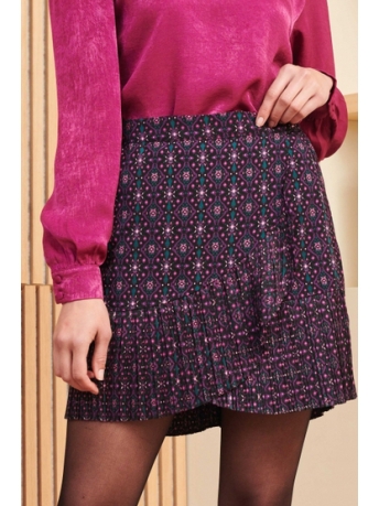 Lofty Manner Rok SKIRT JALENI OL40 703 Multi Crystal Print
