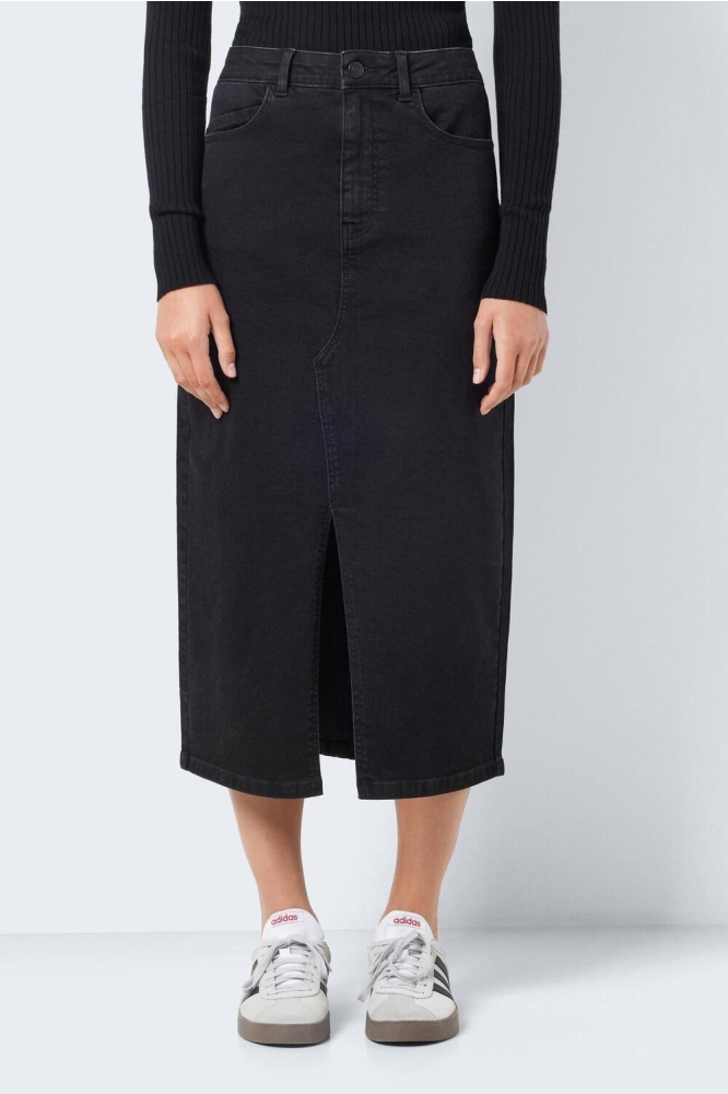 NMKATH NW SLIT MIDI SKIRT VI478BL N 27030078 BLACK DENIM