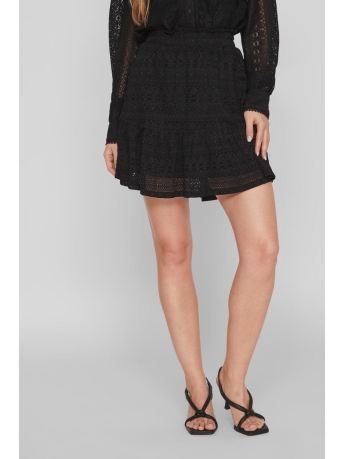 Vila Rok VICHIKKA HW SHORT SKIRT 14088395 BLACK