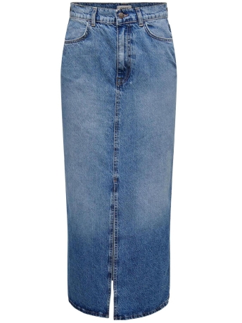 Only Rok ONLCILLA LONG SLIT SKIRT DNM NOOS 15320571 MEDIUM BLUE DENIM