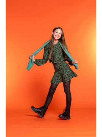 Geisha Girls Rok SKORT MET PAISLEY PRINT 36540K 60 Emerald
