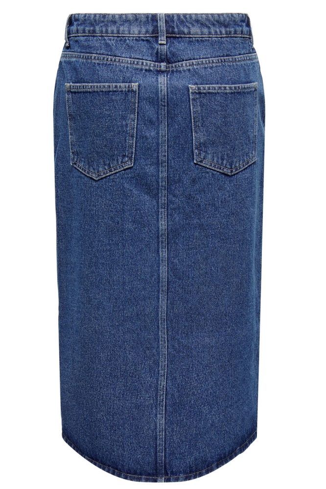 Only blauwe dames rok | Achteraanzicht