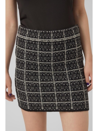 Vero Moda Rok VMKIA NW MINI SKIRT CO 10294416 BLACK/W BIRCH