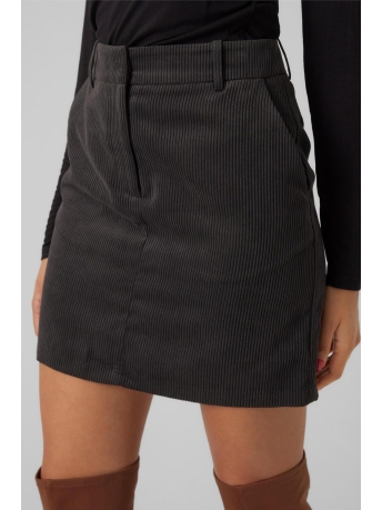 Vero Moda Rok VMVIDA HR SHORT CORDUROY SKIRT 10291962 BLACK