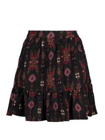 Lofty Manner Rok SKIRT RAINA OK31 1 768 Big Ikat Print