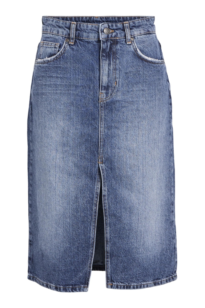 OBJHARLOW MIDI DENIM SKIRT NOOS 23043873 MEDIUM BLUE DENIM