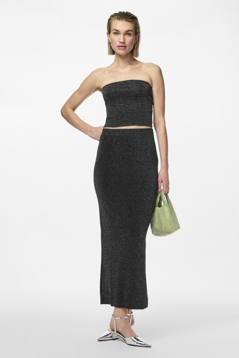 Pieces zwarte dames rok | Model