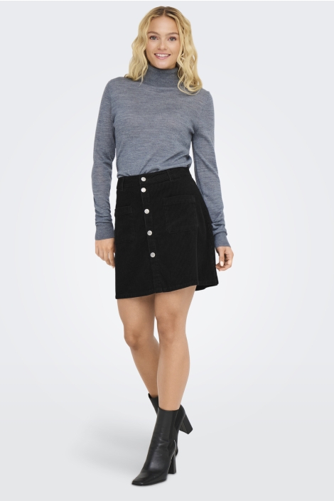 Jacqueline de Yong zwarte dames rok | Model