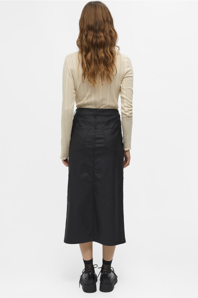 Object zwarte dames rok | Model achteraanzicht
