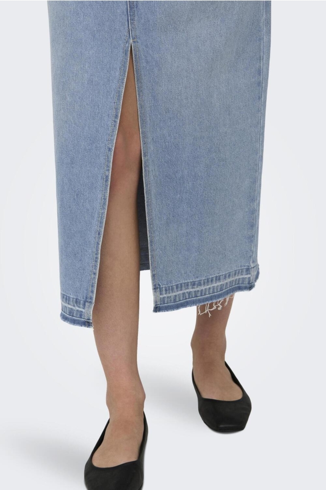 JDYBELLA HW LONG SKIRT DNM NOOS 15317441 LIGHT BLUE DENIM