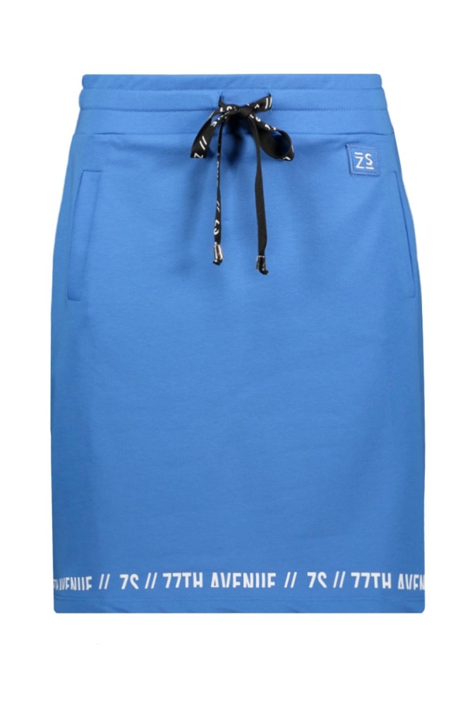  SIMONE SPORTY SKIRT WITH PRINT 242 1010/0016 STRONG BLUE/WHITE