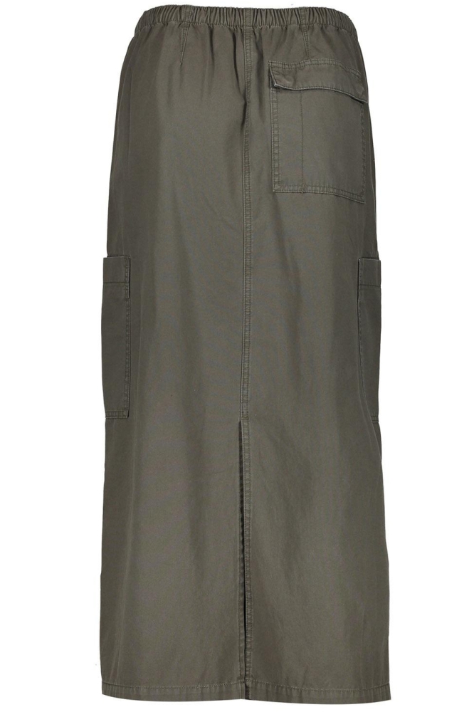 Geisha groene dames rok | Achteraanzicht