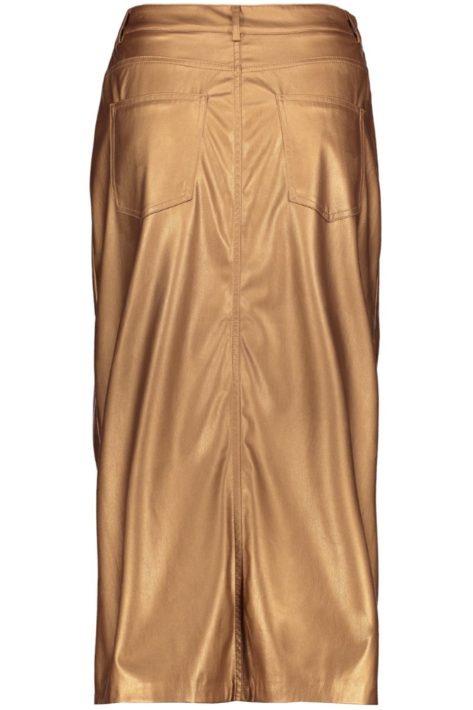 EsQualo cognac dames rok | Achteraanzicht