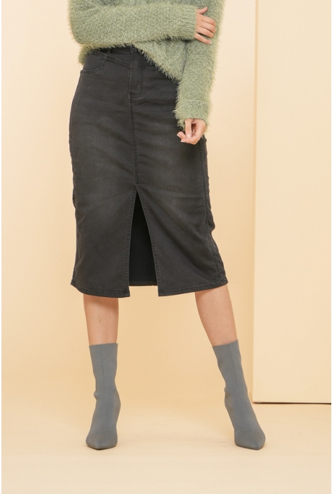 Geisha rok zwart leer best sale