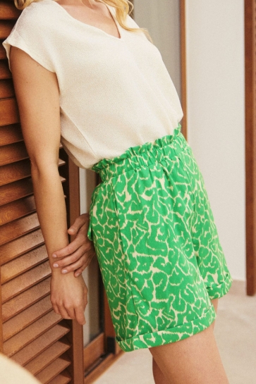 Lofty Manner Broek SHORT SADE QD32 1 811 landscape print