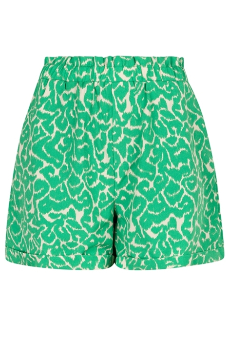 Lofty Manner groene dames korte broek | Vooraanzicht