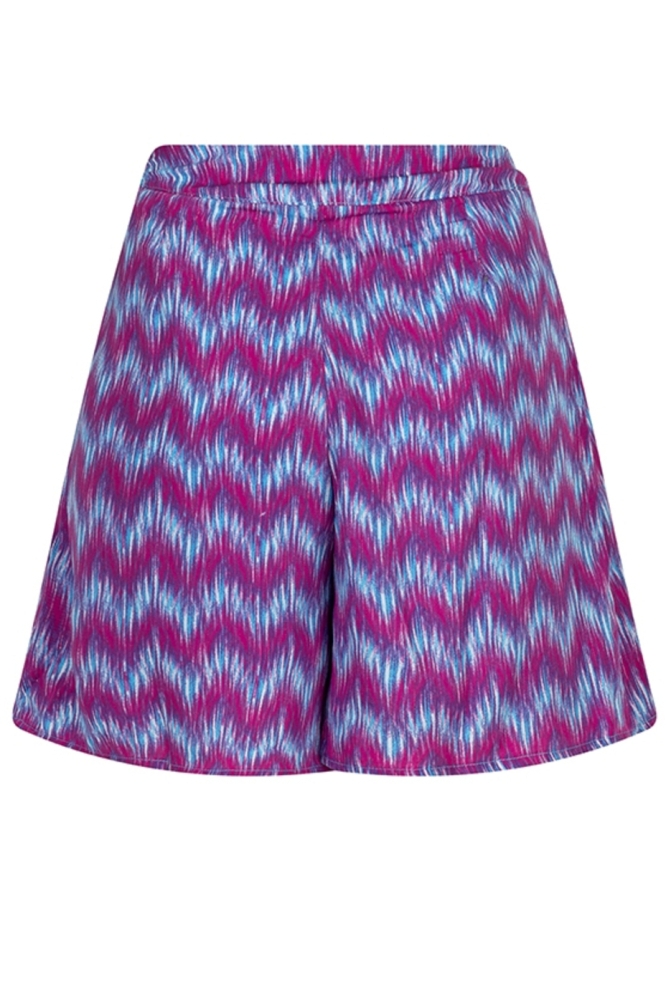 Lofty Manner paarse dames korte broek | Achteraanzicht