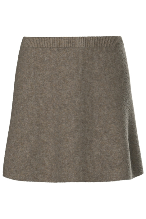 Pieces bruine dames rok | Vooraanzicht