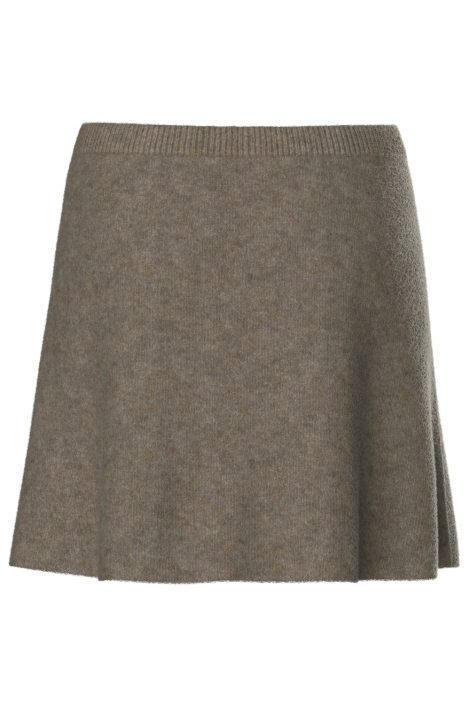 Pieces bruine dames rok | Achteraanzicht