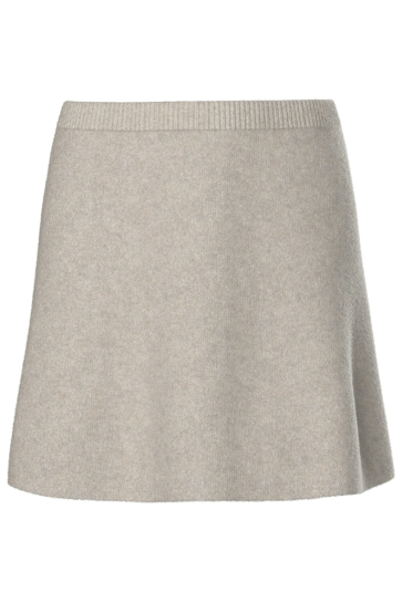 Pieces Rok PCMALOU HW KNIT SKIRT PWP BC 17161609 Silver Gray